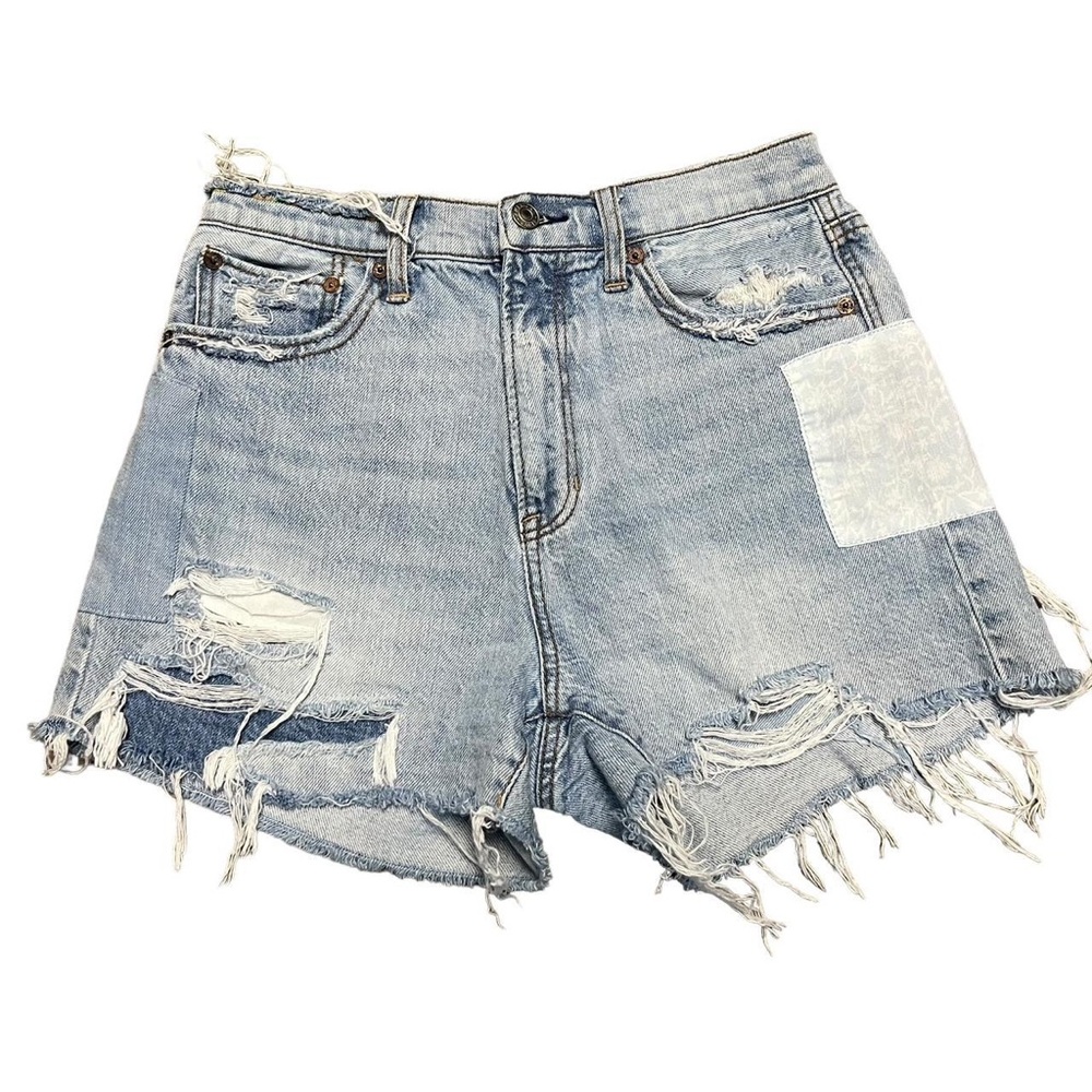 American Eagle Patchwork Pride Jean Shorts